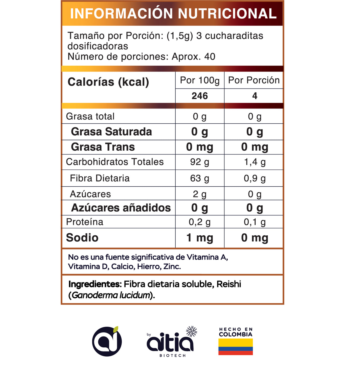 Reishi (Ganoderma lucidum) 100% Hecho en Colombia 🇨🇴