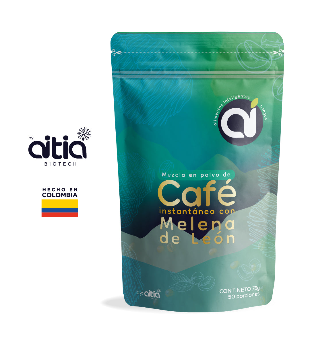 Café con Melena de León 100% Hecho en Colombia 🇨🇴