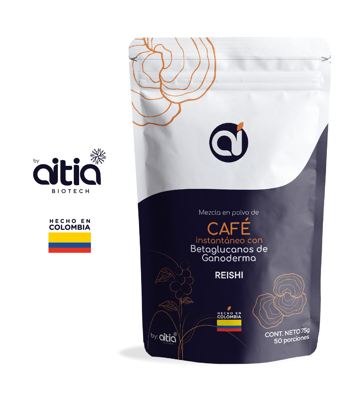 Café con Betaglucanos de Ganoderma 100% Hecho en Colombia 🇨🇴
