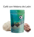 Café saludable con melena de León